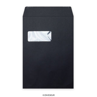 324x229 mm (C4) Black Post Marque Envelope