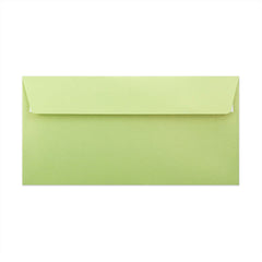 Pearlescent Envelopes Green Lime 110 x 220 mm (DL) Peel and Seal