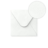 White Envelope Hammered Texture 130x130 mm