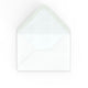 White Hammer Gummed V Flap Envelope (65 x 94mm)