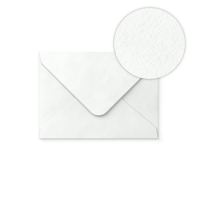 C7 White Hammer Gummed V-Flap Envelope (82 x 113mm)
