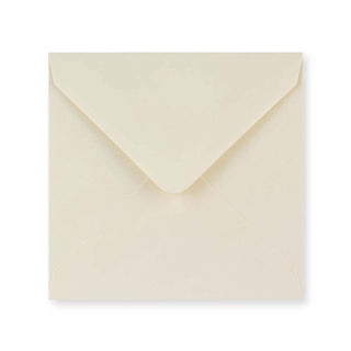 Ivory Wove Gummed V-Flap Greeting Card Envelope (140 x 140mm)
