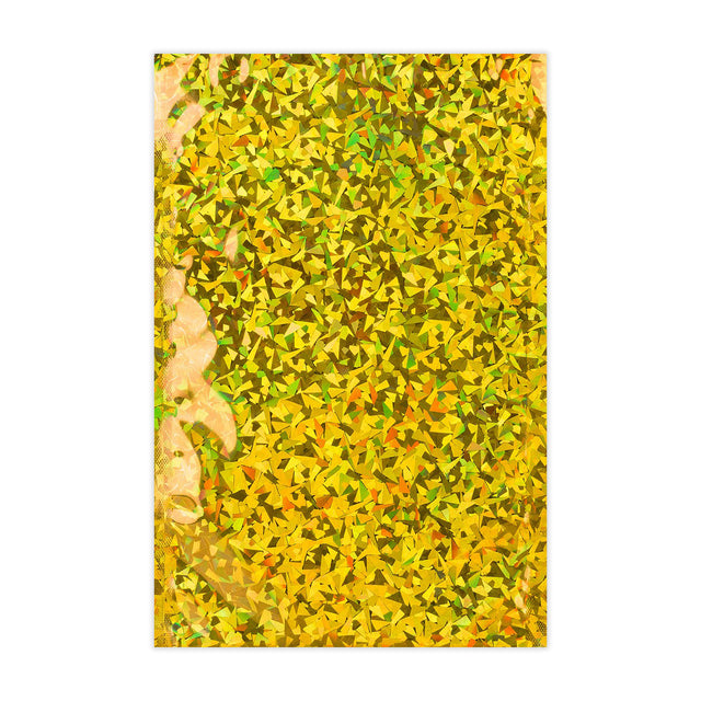 Holographic Finish Foil Bags Holographic Gold 162 x 114 mm (C6)