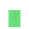 Coloured envelopes with string and washer closure Green 162 x 114 mm (C6)