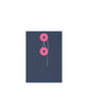 Coloured envelopes with string and washer closure Navy Blue + Pink 162 x 114 mm (C6)