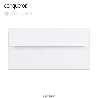 110x220 mm (DL) High White Conqueror Envelope